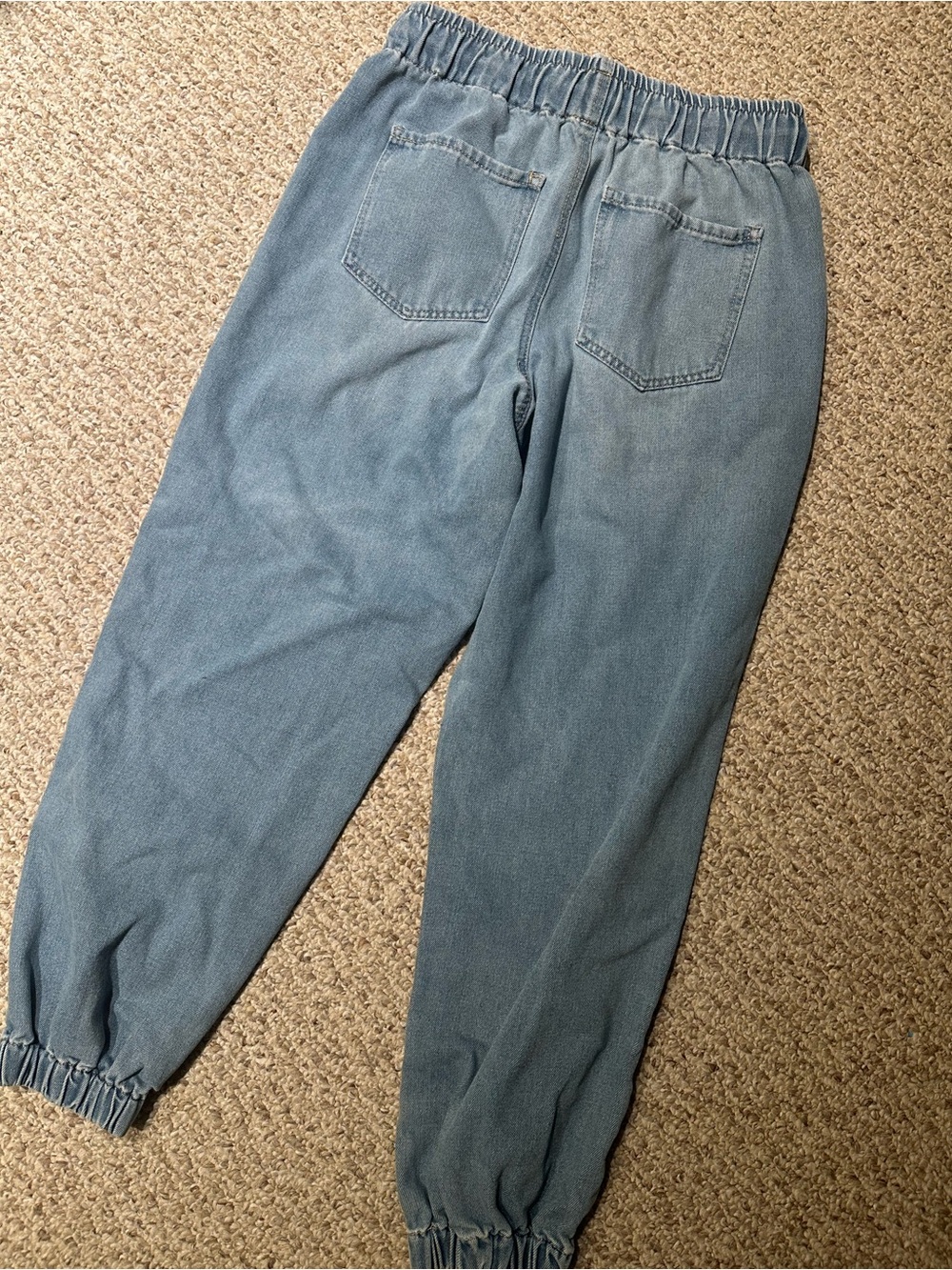 Women’s Denim Y2K Joggers - Picture 3 of 7